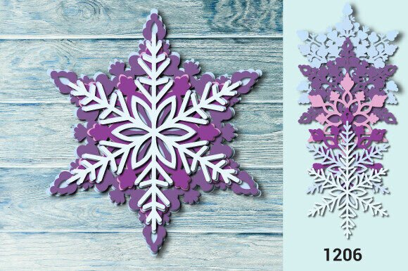 Christmas 3D SVG: Snowflake Review