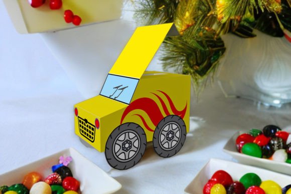 Monster Truck Favor: 3D SVG Paper Toys Review