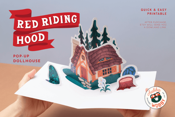 Red Riding Hood 3D SVG Pop-Up Cards Review