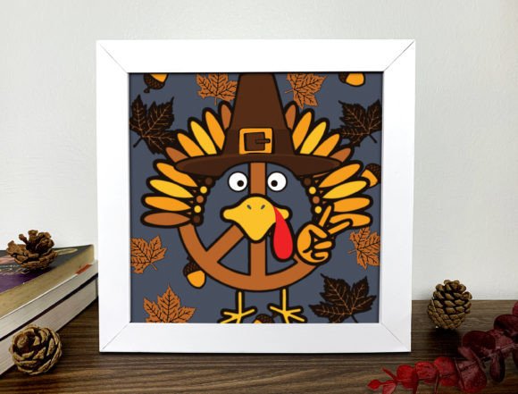 Reviewing a Thanksgiving 3D SVG Shadow Box
