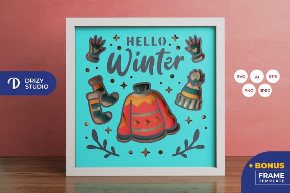 Reviewing the Hello Winter 3D Shadow Box SVG