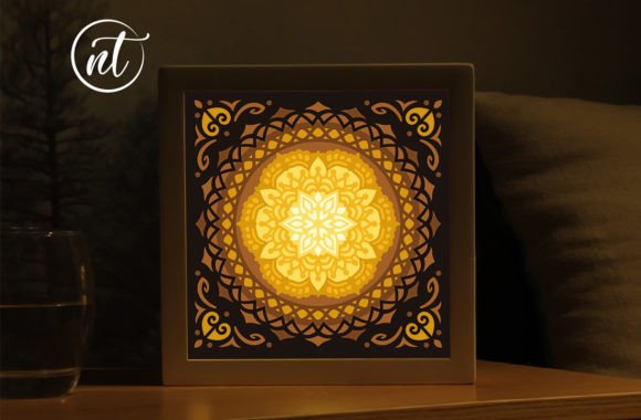 Reviewing the Mandala Paper Cut Lightbox Template