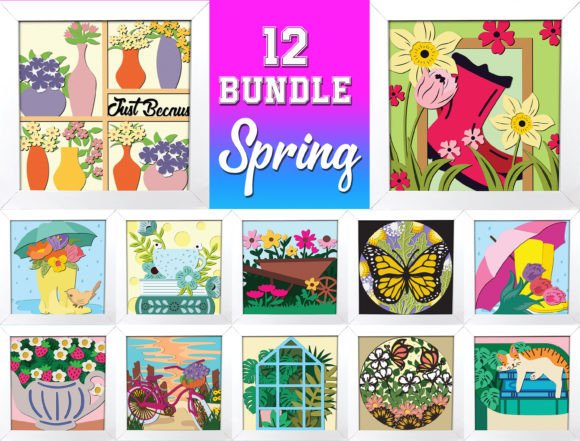 Reviewing the Spring 3D SVG Bundle for Crafters